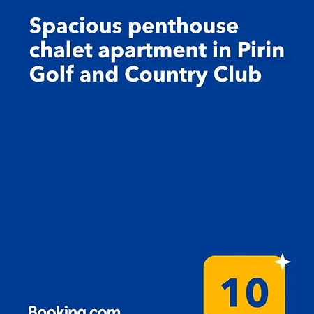Spacious Penthouse In Pirin Golf And Country Club, And Pools Are Not Included *